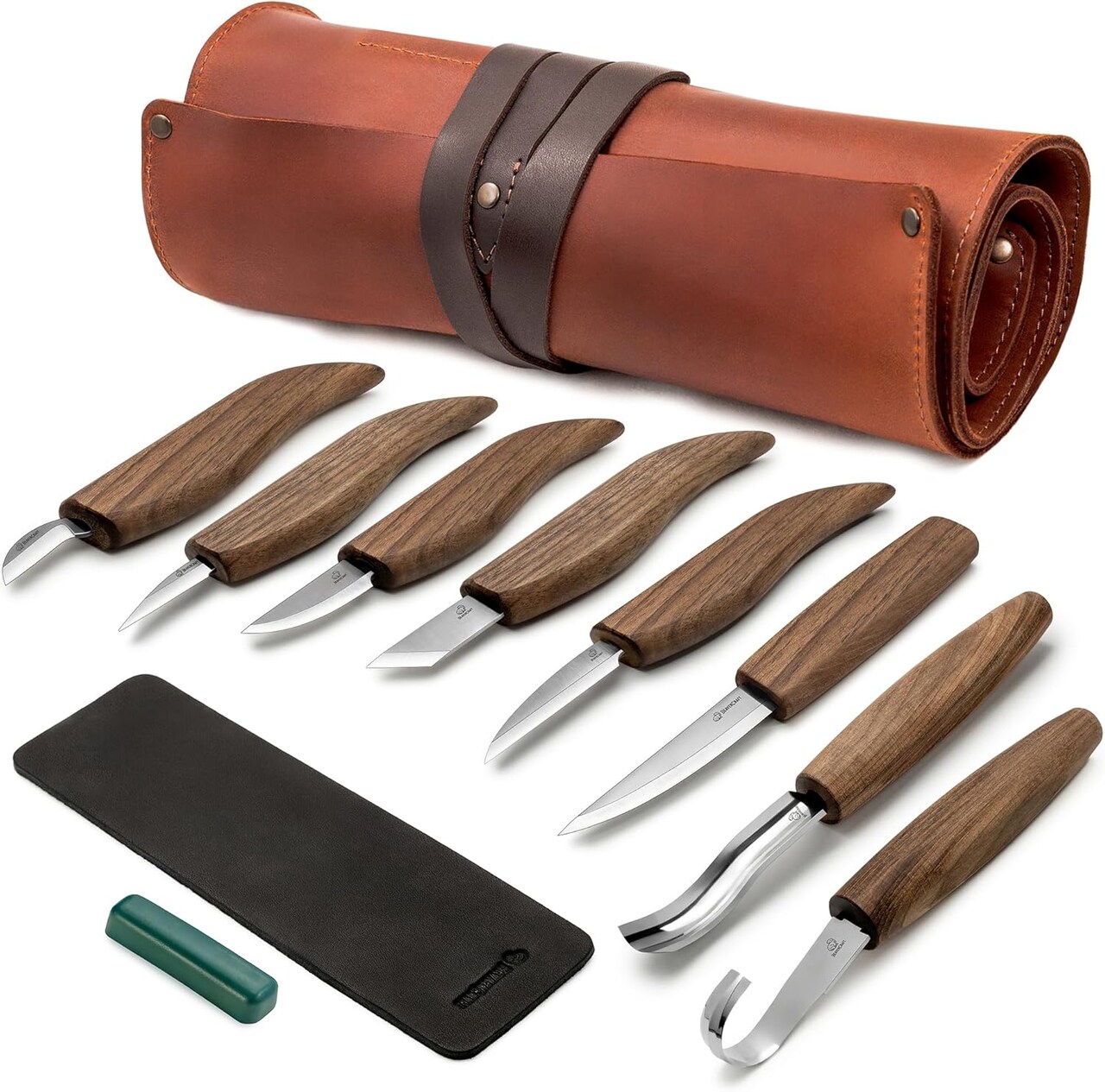 Deluxe Wood Carving Kit S18X - Wood Carving Knife Set - Spoon Carving Tools Set - Whittling Knives Kit - Woodworking Kit Wood Carving Tools Kit Large Whittling Kit S18X